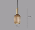 Retro Glass Pendant Light - ColorVibe
