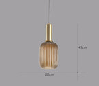 Retro Glass Pendant Light - ColorVibe