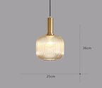 Retro Glass Pendant Light - ColorVibe