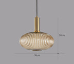 Retro Glass Pendant Light - ColorVibe