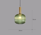 Retro Glass Pendant Light - ColorVibe