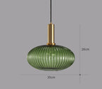 Retro Glass Pendant Light - ColorVibe