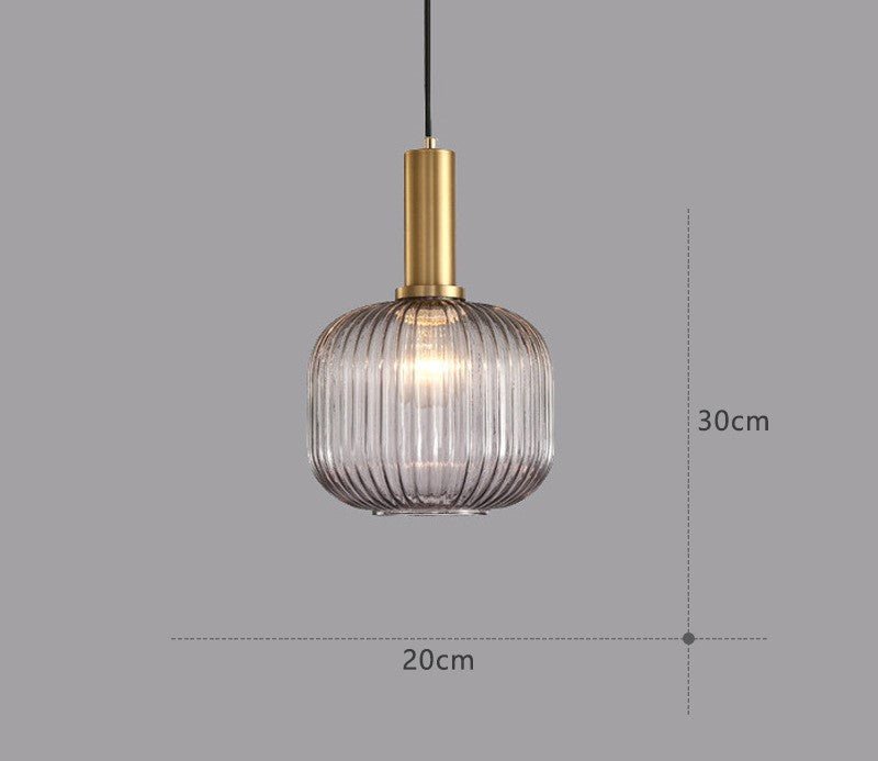 Retro Glass Pendant Light - ColorVibe
