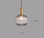 Retro Glass Pendant Light - ColorVibe