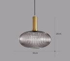 Retro Glass Pendant Light - ColorVibe