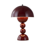 Flower Bud Table Lamp – FloraGlow Dimmable Scandinavian Light in black on a desk
