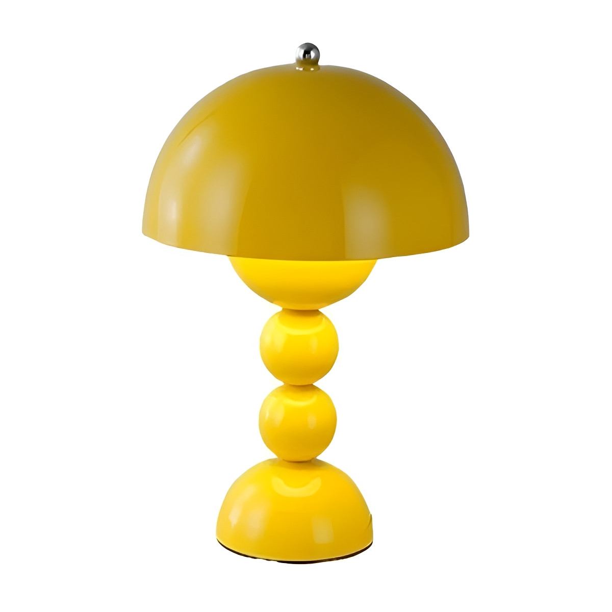 Flower Bud Table Lamp – FloraGlow Dimmable Scandinavian Light in white in a living room
