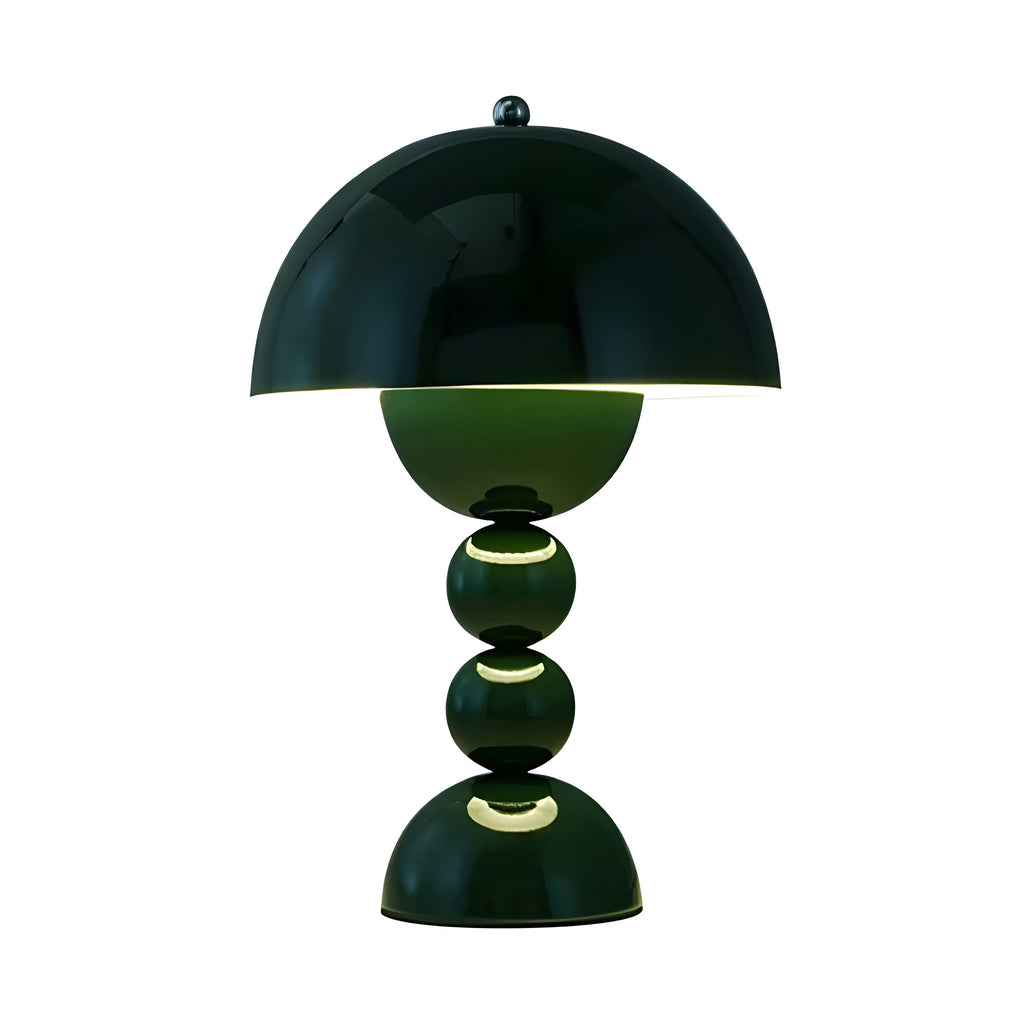 Flower Bud Table Lamp – FloraGlow Dimmable Scandinavian Light in white on a bedside table