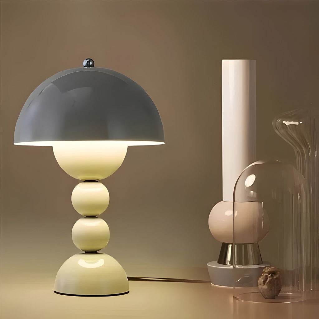 Flower Bud Table Lamp – FloraGlow Dimmable Scandinavian Light in black