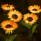 SolarBloom Waterproof Solar - Powered Sunflower Lamp
