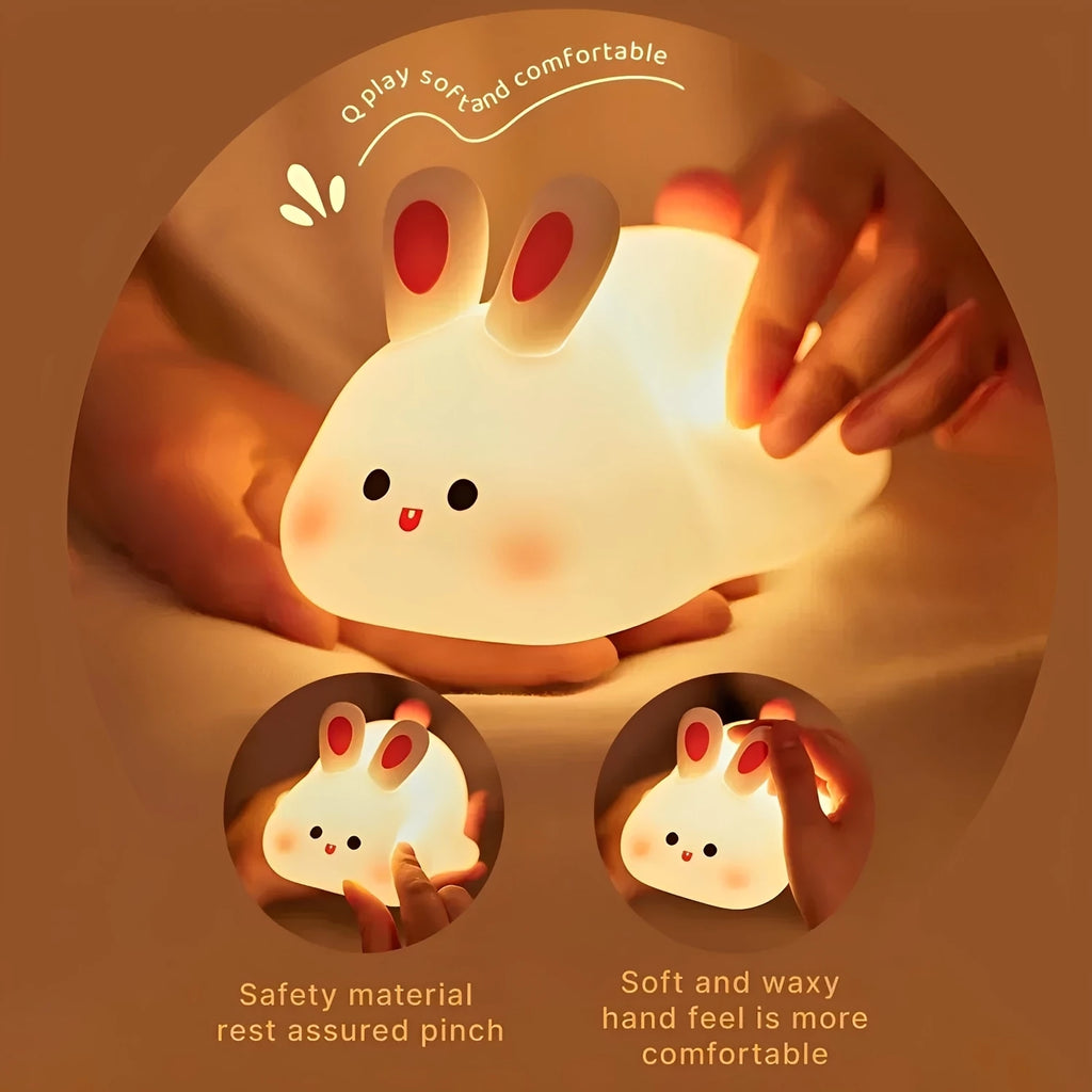 Soothing Night Light - BunnyGlow in a hallway