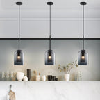 Stylish Double Glass Pendant Light - AuraGlass