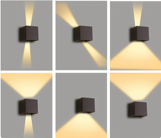 Stylish LED Cube Wall Light - LumiCube