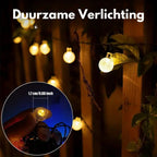 Sustainable LED String Lights - SolarGlow