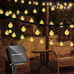 Sustainable LED String Lights - SolarGlow
