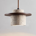 Travertine Pendant Lamp for Natural Luxury - StoneGlow