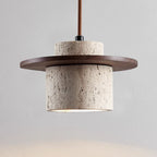 Travertine Pendant Lamp for Natural Luxury - StoneGlow