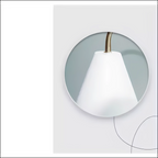 Candle Warmer Lamp – Sophia in black in a home office