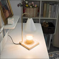 Candle Warmer Lamp – Sophia in black in a bedroom