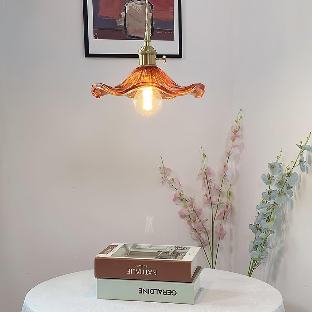 Trendy Hibiscus Flower Pendant Lamp - FlowerLite