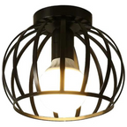 Trendy Industrial Ceiling Light with Open Design