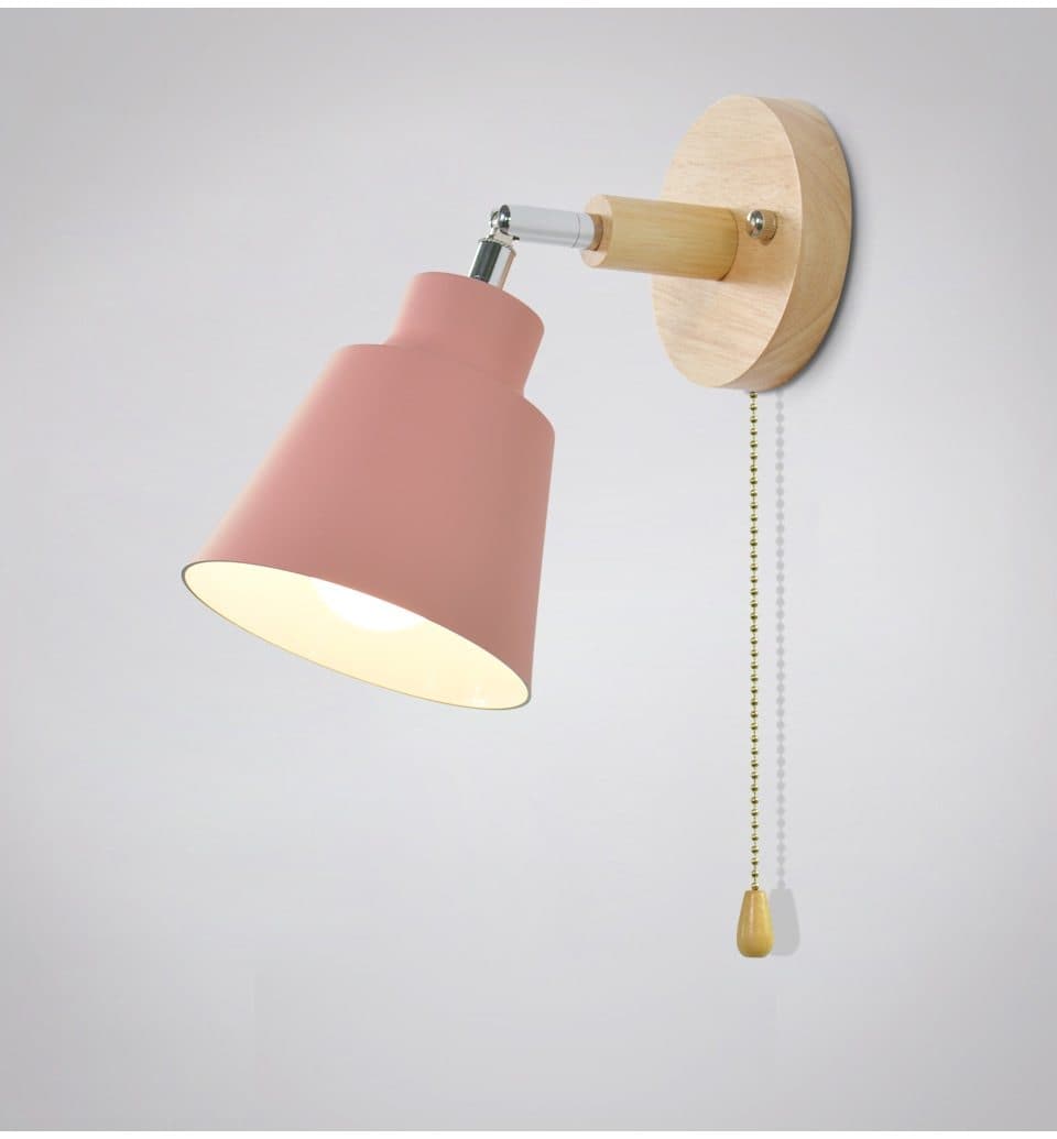 Wall Lamp with Pull Switch - TwistGlow