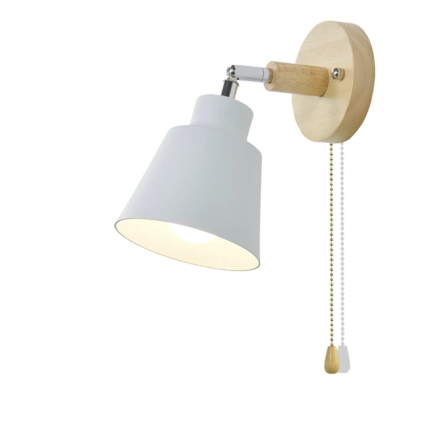 Wall Lamp with Pull Switch - TwistGlow