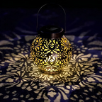 Waterproof LED Solar Garden Hanging Lamp - RadiantGlow