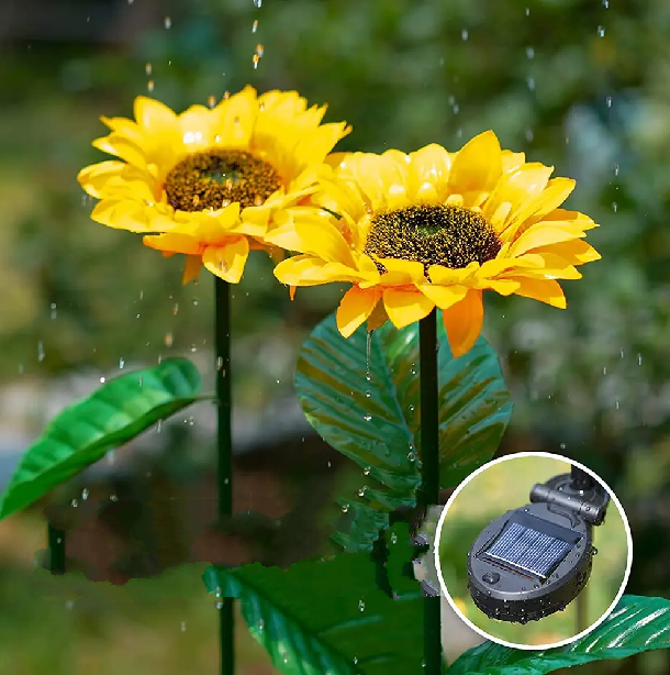 Waterproof Solar Energy Sunflower Lamp - SolarBloom