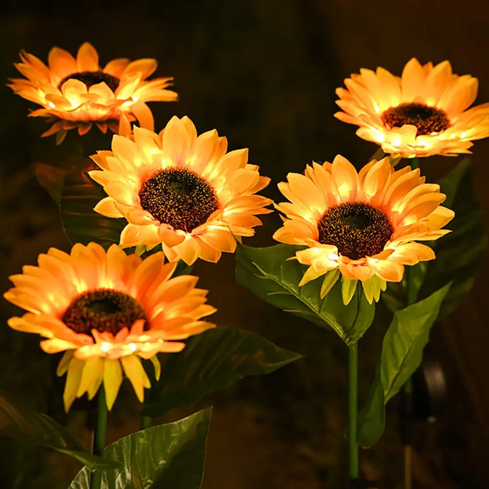 Waterproof Solar Energy Sunflower Lamp - SolarBloom