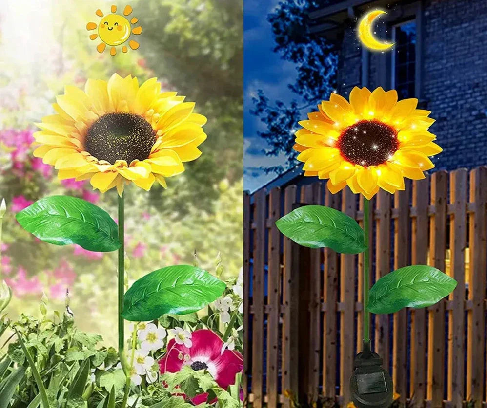 Waterproof Solar Energy Sunflower Lamp - SolarBloom