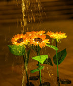 Waterproof Solar Energy Sunflower Lamp - SolarBloom