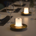 Cordless Flameless Candle Lamp – LumiFlame Gesture-Control LED Light in gold
