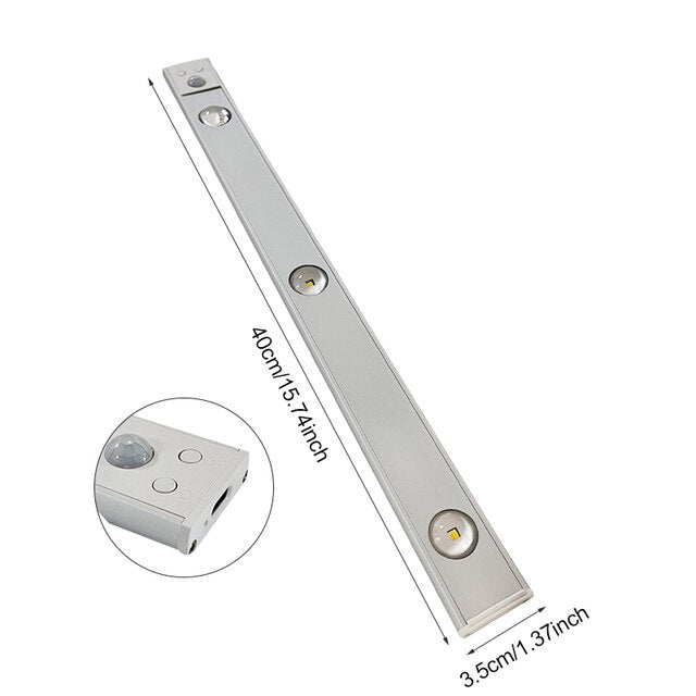 Wireless LED Fixture with Motion Sensor - LumiSense