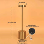 Wireless Metal LED Table Lamp - LumiMetal