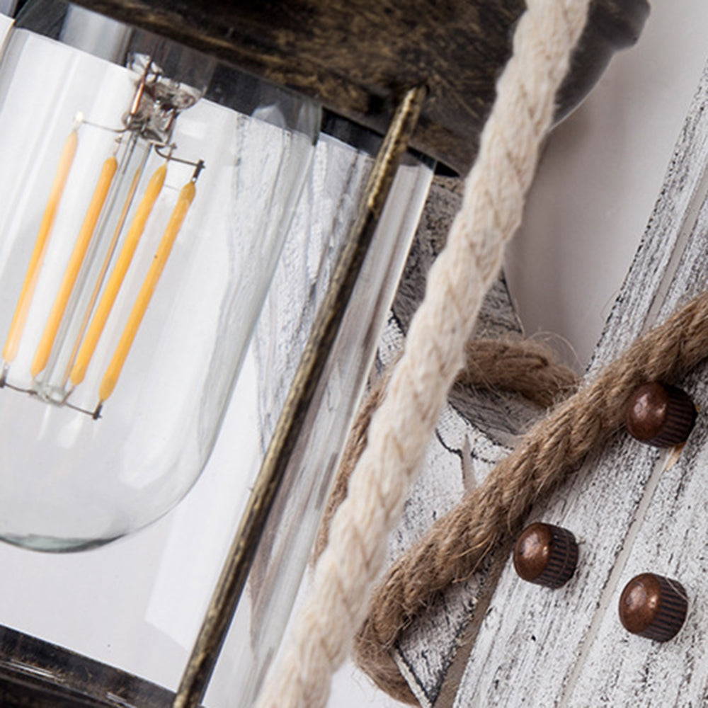 Wooden Anchor LED Wall Lamp – Nautica