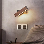 Wooden LED Wall Lamp with Pivot Function - Twilight Pivot