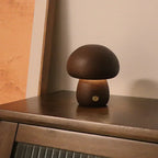 Wooden Mushroom LED Night Light - GlowShroom